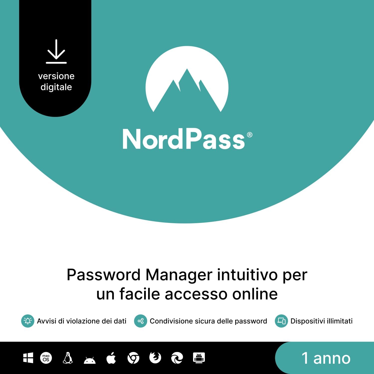 Dossier Complet & Guide Pratique : NordPass Premium Dispositivi Illimitati 1-Ann