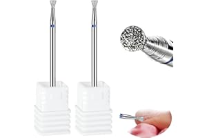 Andibro Brocha de corte de uñas y cortador de cutícula, manicura, cabezal de molienda, herramientas, discos con caja, modelado de uñas, manicura/pedicura/callos, lijado profesional