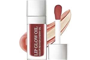 AOOWU Hydrating Lip Glow Oil, Gloss Repulpant Levres Plumping Lip Gloss Tinted Lip Balm Transparent Lip Care Huile à Lèvres Adaptée aux Lèvres des Femmes Hydratante et Durabl Rose(012)