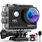 COOAU Action Cam HD 4K 20MP WiFi Con Microfono Esterno Fotocamera Sott&rsquo;acqua 40M con Telecomando EIS Stabilizzazione...