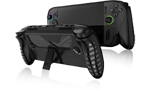 Protective Case for ROG Xbox Ally/ROG Xbox Ally X, with Stand,Full Protection,Shock-Absorbing and Anti Drop Protection, Anti-Slip, TPU Cover for rog xbox ally/X,Black