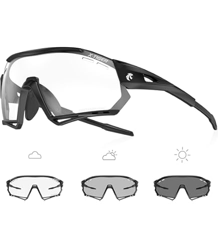 Occhiali Da Ciclismo KAPVOE Polarizzati - 5 Lenti Intercambiabili, Montatura TR90, Uomo E Donna - Foto 11