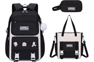 LANSHIYA School Bag for Girls Cute Kids Backpack for Elementary,Travel Rucksack for School