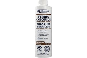 MG Chemicals 415-1L Ferric Chloride, 945mL Liquid Bottle, Dark Brown