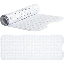 Tapis De Douche Antidérapant Quadrant 54x54 Cm – Blanc, Antibactérien, Lavable