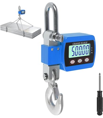 Balance Suspendue Numérique 300 Kg – Précision Pro Pour Ferme, Chasse, Pêche & Gros Gibier – Écran Géant Rétroéclairé, Boîtier Aluminium Robuste