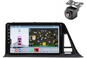 YDLXYWL Android 14 Car Radio para Toyota C-HR CHR 2016 2017 2018 2019 2020 2 DIN de Coche NAVEGACIÓN con Pantalla Táctil 9 Pulgadas Reproductor Multimedia Autoradio FM SWC Carplay Auto (M400S 8core 4+64G)