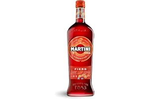 ‎MARTINI MARTINI Fiero, 14,4% vol., 100cl / 1L, süßer Aperitif angereichert mit handgeschnittenen spanischen Orangenschalen