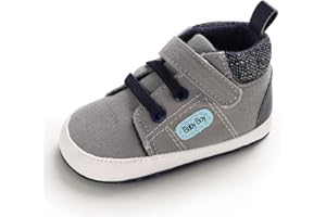 MASOCIO Chaussure Bébé Garçon Premier Pas Baskets Plat Semelle Souple Antiderapant