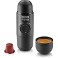 Wacaco Minipresso NS, Portable Espresso Machine, Compatible Nespresso Original Capsules and Compatibles, Travel Manual Coffee Maker, Manually Operated from Piston Action