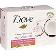 Dove PURELY PAMPERING COCONUT MILK BEAUTY CREAM BAR - 100G, (Pack of 1)