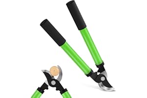 Chilymes Sécateur Bypass pour jardin, sécateur léger avec lame tranchante SK5 en acier trempé de haute qualité, convient pour couper du bois frais jusqu'à 30 mm, tranchant et durable