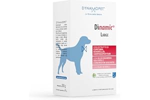 DYNAMOPET | Integratore Articolazioni Cane Gatto Dìnamic Large - Alimento Complementare per il Benessere Articolare e Mobilità di Cani e Gatti con Glucosamina Condroitina Artiglio del Diavolo