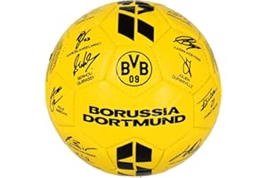 ‎DORTMUND Borussia Dortmund BVB Unterschriftenball 2025/26, signiert, gelb, Größe 1