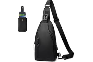 FCXQG Hombre Bandolera Mochilas Hombre PequeñAs Bolso Bandoleras Mochila PequeñA Bolso Multiusos Antirrobo De Pecho Impermeable Para Hombres Mochila Con MúLtiples Bolsillos Cruzada