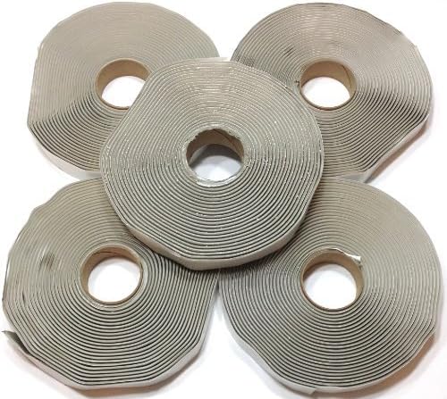 Colorimetrics Gray Putty Tape / Butyl Tape 1/8 x 3/4 x 30' by DEHCO