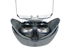 CBDYWVR Protector de lente VR para PSVR 2, marco de gafas evita que las gafas PSVR 2 se rayen, con funda de EVA para gafas PSVR2 y paño para gafas