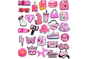 Nityunn Schuhanhänger für Clogs, verschiedene zufällige Auswahl aus PVC, Cartoon-Schuhdekorationen, Zubehör für Sandalen, Weihnachten, Party, Geburtstag, Geschenke