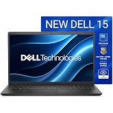 Dell 15 (Previously Inspiron) Laptop, 14th Gen Intel Core i3/Core 3 100U Processor, 8GB DDR4, 512 SSD, 15.6" FHD 120Hz IPS AG