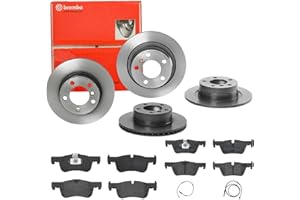 BREMBO BUNDLE Bremsen Set Bremsscheiben Bremsbeläge Brembo vorne hinten für für BMW 1 F20 F21 2 F23