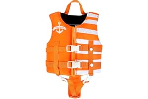 OldPAPA Kamizelka do pływania dla dzieci, kurtka do pływania dla niemowląt do nauki i treningu pływania, idealna dla chłopców i dziewcząt w wieku 2-9 lat / 10-25 kg