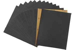 STEBRUAM 15 Sheets Sandpaper 1000 Grits Wet and Dry Polishing for Cars Metals Walls Wood Furniture,Sand Paper 9x11 Inch