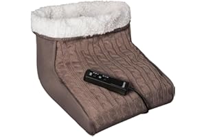 Beurer FWM 45 Calientapiés eléctrico con función de masaje, calor y relajación para pies estresados; con suave forro de peluche