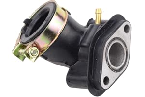 GOOFIT 90 degr Tuyau d'admission Collecteurs courbure Remplacement pour GY6 49cc 50cc 80cc 139QMB Scooter Mobylette ATV conteneur SUNL Taotao