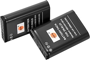 DSTE ELECTRON DSTE 2pcs EN-EL23 ENEL23 Batería (2200mAh/3.8V) Compatible con Nikon Coolpix P600, P610, S810c, P900, P900S