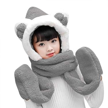 Bonnet Et écharpe Gris NEXT Pour Fille - Taille 11-13 Ans (occasion)