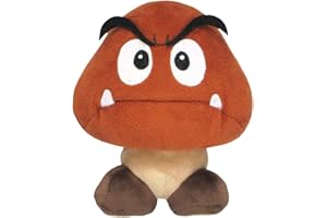 KRX- Goomba Mario Peluche con Licenza Ufficiale Sanei, Multicolore, AC12