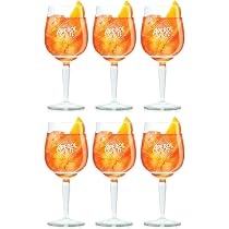 Krosno Avant-Garde Verres à Vin Blanc Aperol | Lot 4 | 450 ml | Lavage à la main
