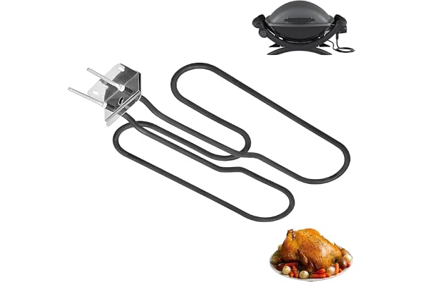 Värmeelement 66631 för Weber elektrisk grill, grillvärmeelement reservdel | Kompatibel med Q140, Q1400 grill, elektrisk röker utomhus inomhus grillvärmeelement