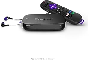 Roku Ultra LT 4K/HDR/HD Streaming Player with Enhanced Voice Remote, Ethernet, MicroSD with Premium 6FT 4K Ready HDMI Cable