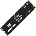 Acer Predator GM7 1TB SSD: M.2 2280 PCIe Gen 4 x4 NVMe 2.0, Read Speed Up to 7400 MB/s, Internal PC Solid State Drive for Laptop, Desktop and PS5