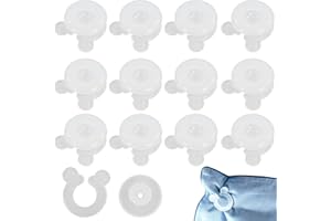 VCSJW Bettdeckenhalter,12 Paare Bettdecken Clips,Fixierung Bettdecke,Bettdecke im Bezug Fixieren,Hält Ecken der Bettdecken an Ort und Stelle,Rutschfeste Bettdecken-Clips für Bettdeckenbezug Bettdecke(3.7cm)