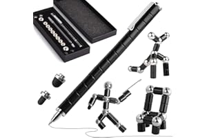 BAAZ Magnetic Fidget Pen, Ballpoint Magnet Pen, Cool Gadgets For Men, Anxiety Crushmetric Magic Pens, Fun Mens Adhd Gifts for Dad, Birthday Novelty Gift Ideas for Boyfriend Son Husband Stocking Filler