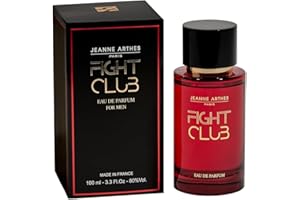 JEANNE ARTHES - Parfum Homme - Fight Club - Eau de Parfum - Flacon Vaporisateur 100 ml - Bois de santal & Vanille - Fabriqué en France à Grasse