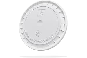 Magic Bucket - Couvercle Professionnel pour Seau de Lavage de Voiture Blanc - Compatible avec Les Buckets 5GAL (20L) & 3,5 Gal (12L) de GritGuard Voir Description