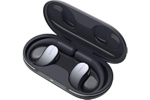XIAOMI OpenWear Stereo, Cuffie Bluetooth, custodia di ricarica, Hi-Res Audio con driver dinamico, Fino a 38,5 ore di ascolto, Doppio microfono con riduzione del rumore, Design Ergonomico, Grigio