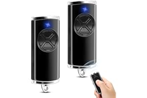 868MHz Handsender,kompatibel mit Hörmann bs,HSE1-868-BS, HSE2-868-BS,HSE4-868-BS,4-Kanäle Garagentoröffner Fernbedienung für HS1/HS4/HS5-868-BS,HSP4-868-BS, HSD2-868-BS,HSS4-868-BS,Schwarz (2 Stück)