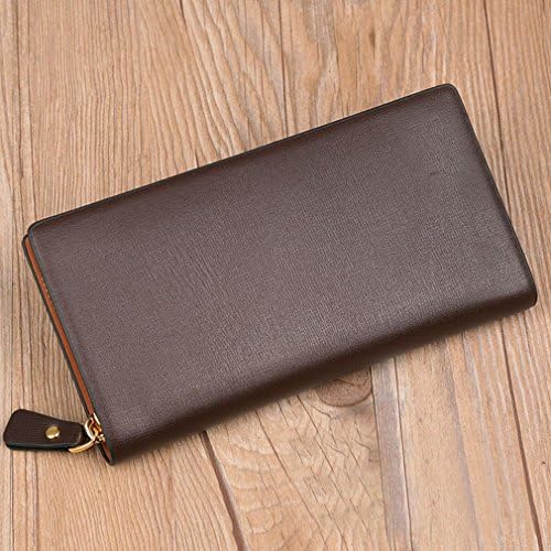 D wallet Men'S Long Section Zipper Wallet Business Casual Multi-Card Hand Holding Bag Youth Handbag Man,B