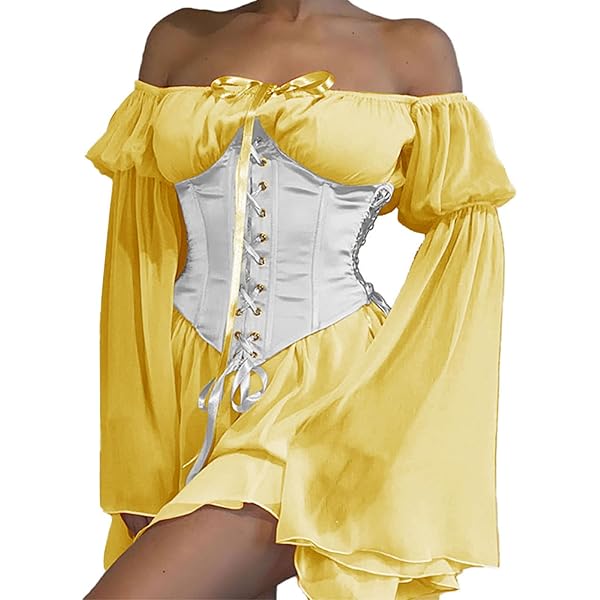 Corsetto Top In Pizzo Floreale Senza Spalline - Donna, Stampa Retro, Taglie S-XXL - Foto 3