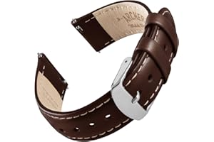 Archer Watch Straps - Cinturini per Orologi a Sgancio Rapido in Pelle Pieno Fiore