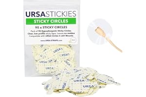 URSA STRAPS URSA Sticky Circles - Colocación confiable del micrófono. Compatible con varios soportes de micrófono, incluidos RM11 y DPA Concealers, y también se puede usar con URSA MiniMounts.