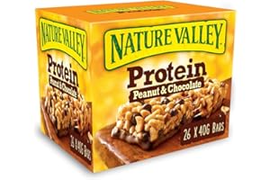 Nature Valley Protein Peanut & Chocolate Gluten Free Cereal Bars 26 x 40g