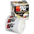 K&N Oil Filter - Spin-On 93x102mm compatible with Western Star, Freightliner, Nissan, Dodge, Chrysler, Jeep, Land Rover, Ford, Volvo (HP-2004), Weiß