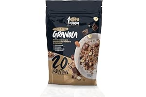1 ATTIMO IN FORMA Un Attimo in Forma | Granola Proteica Cereali Muesli con Cioccolato Nocciole e Mandorle o Ciliegia - 20% Protein 300gr Croccante Colazione Nutriente