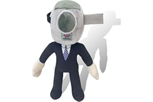 Super JAKES Juguete De Peluche para Inodoro,Skibidi Toilet Toy, Skibidi Toilet Speakerman Peluche, Stuffed Plush Figure Skibidi Toilet, Skibidi Toilet Game Doll, para los Fans de los Juegos