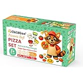 ChildGen Doğal Oyun Hamuru Sevimli Patiler - Pizza Set